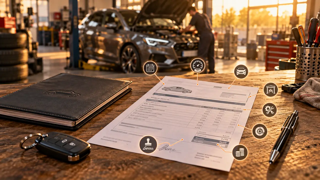 Facture d’entretien voiture : 8 vérifications pour prouver le suivi et éviter les doutes