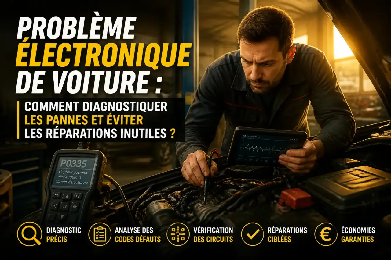 Problème électronique de voiture : comment diagnostiquer les pannes et éviter les réparations inutiles ?