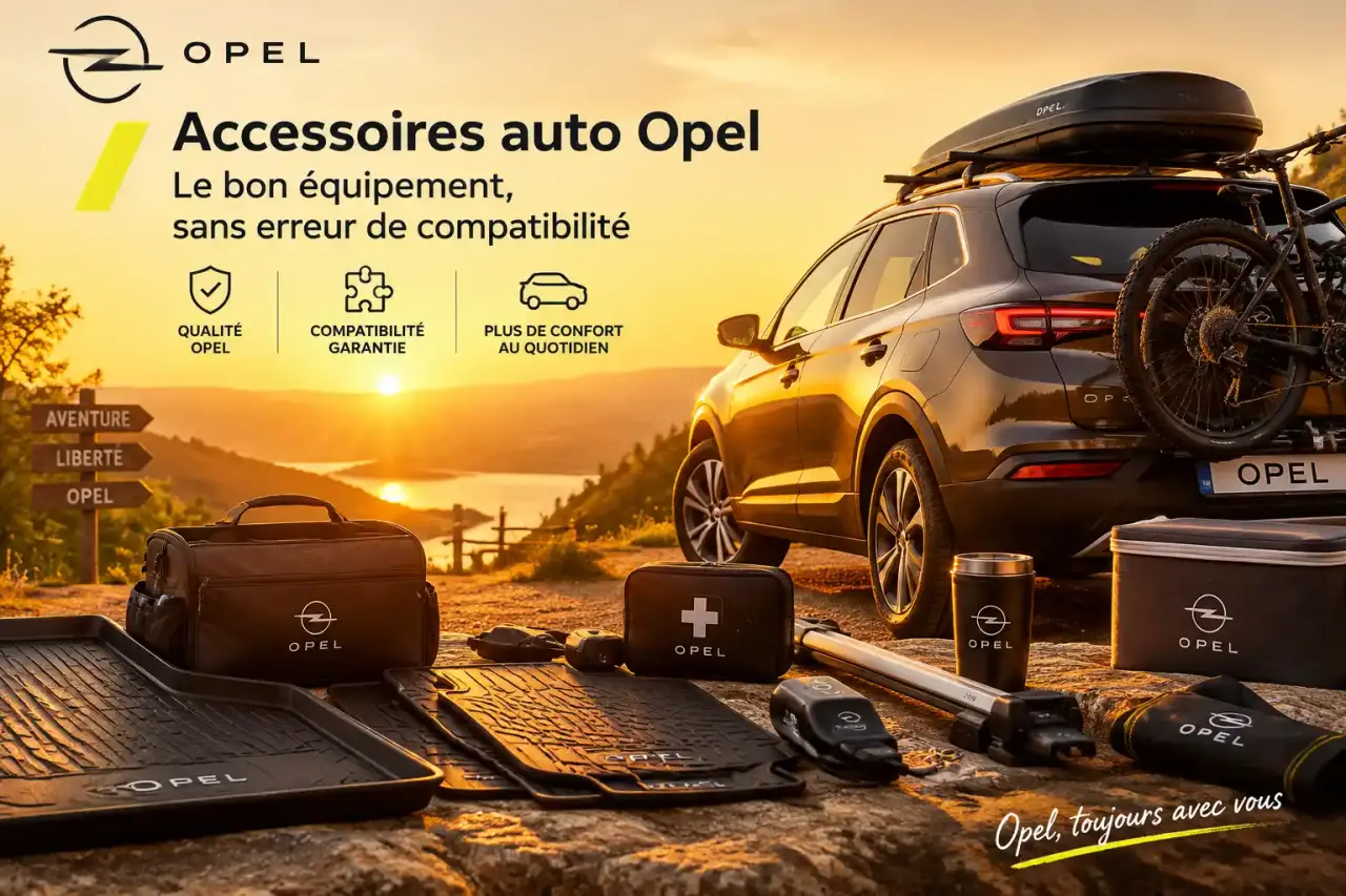 Accessoires auto Opel : le bon équipement, sans erreur de compatibilité