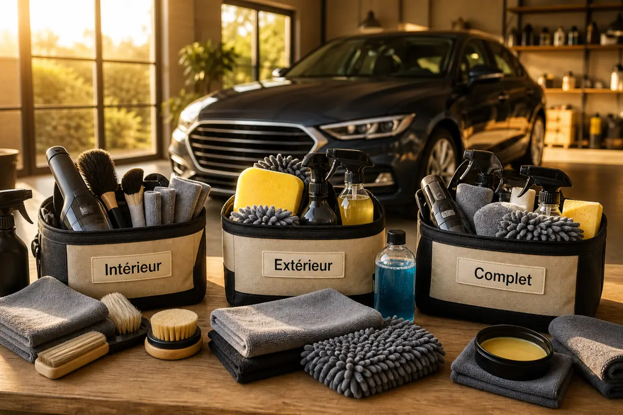 Kit nettoyage voiture : intérieur, extérieur ou complet, quel pack évite les achats inutiles ?
