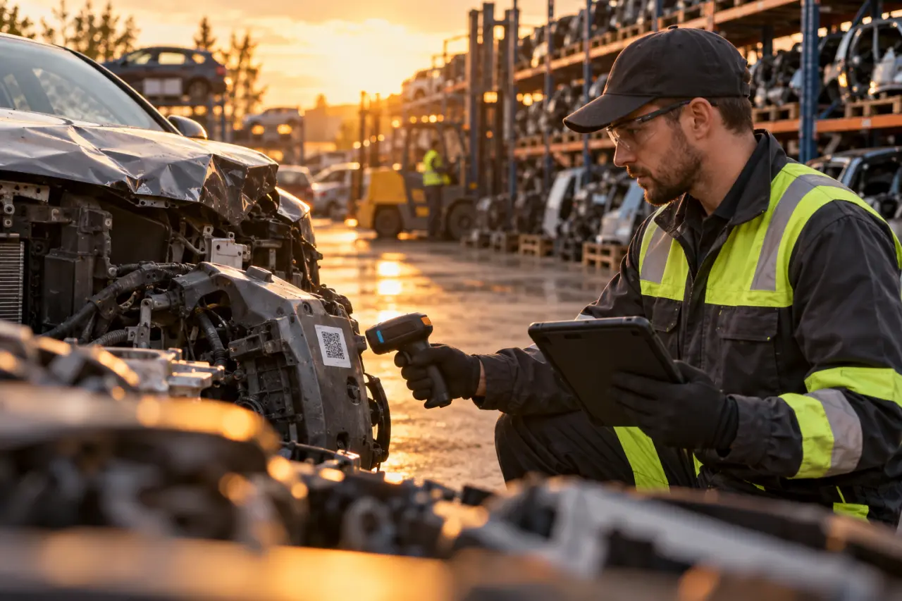Recycle Auto Pièces valorise les véhicules accidentés avec une traçabilité précise