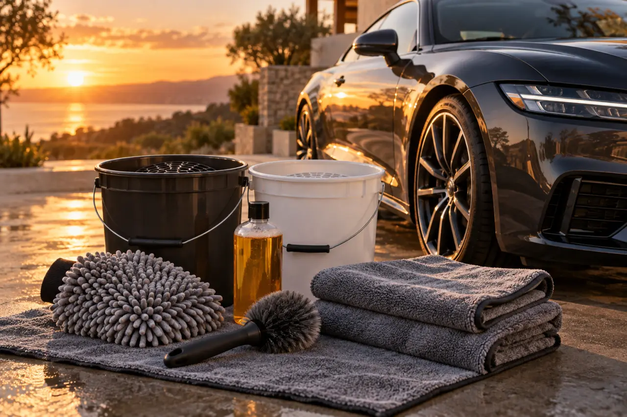 Matériel de nettoyage voiture : moins d’équipements, un lavage plus sûr